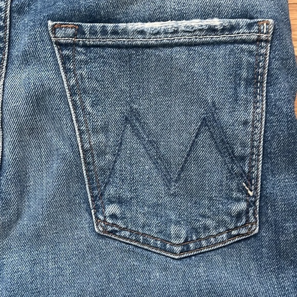 MOTHER DENIM mother superior size 24 scrapper ankle boyfriend jeans - Picture 3 of 10